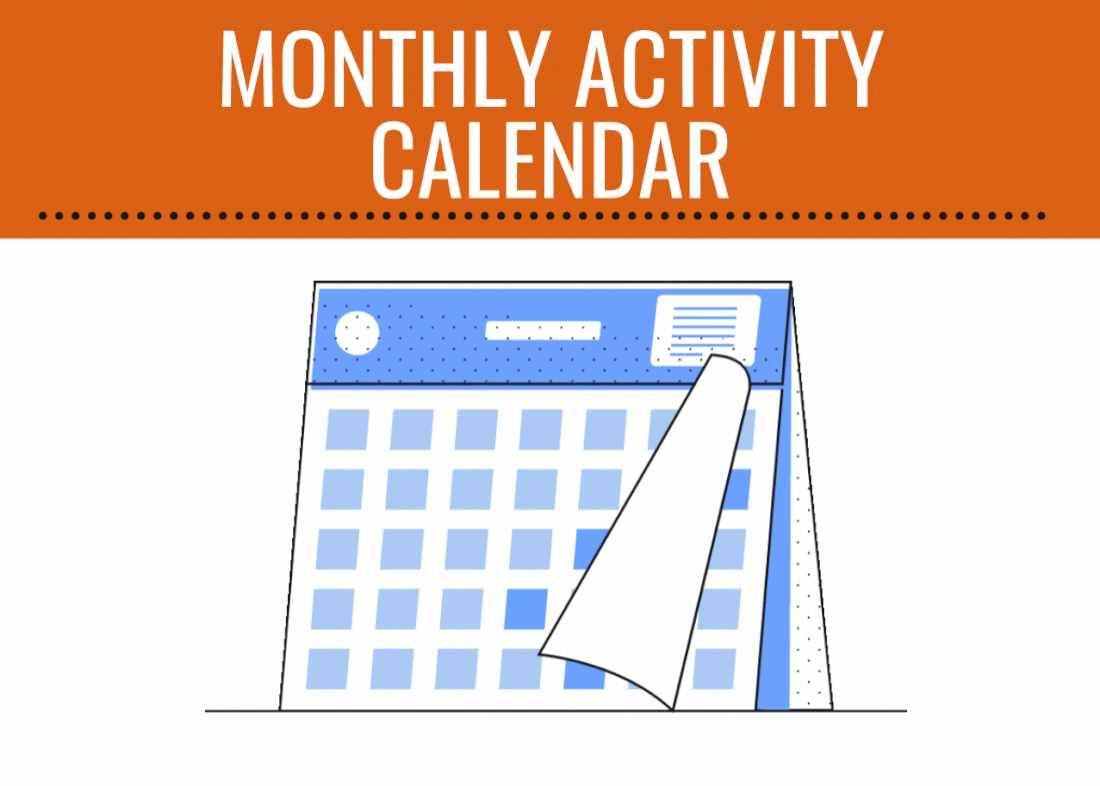 Link to our monthly calendar of school sports and activities.